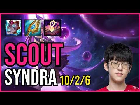 SCOUT - SYNDRA Mid | KR GRANDMASTER | PATCH 11.2 | QUADRAKILL
