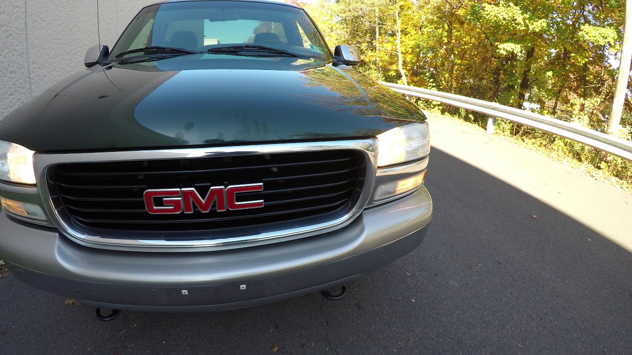4K Review 2001 GMC Sierra 1500 SL 4x4 Pick-up Truck ...