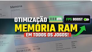 OTIMIZAÇÃO WINDOWS PARA MEMORIA RAM COM MAIS PERFORMANCE E MELHOR USO NO WINDOWS!