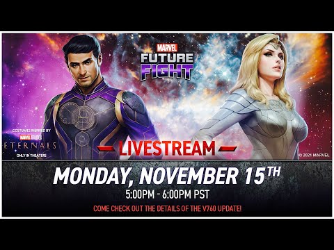 THENA, GILGAMESH, KINGO ARE COMING  - ETERNALS UPDATE  LIVESTREAM ! Marvel Future Fight