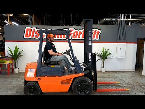 TOYOTA 3-series 40-3FG20 4,000lb Gasoline #0080 - Forklift for Sale