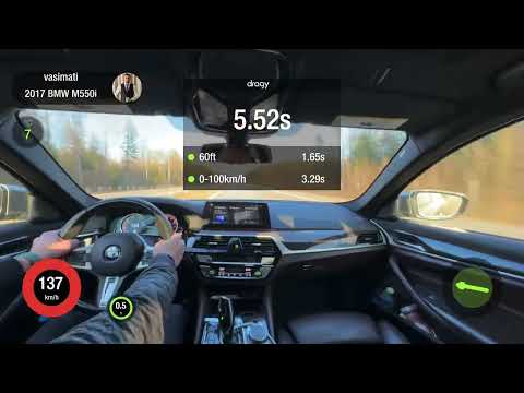 M550i stage 2 0-100 100-200 1/4