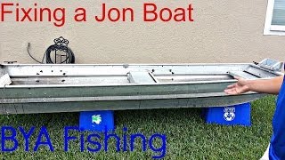 How to Find &amp; Fix Holes in a Jon Boat | Easy