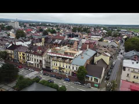 Tatry. Nowy Targ z lotu ptaka.