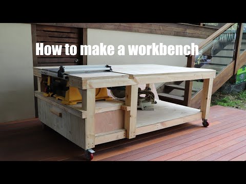 How to Build a Basic Table Saw Workstation