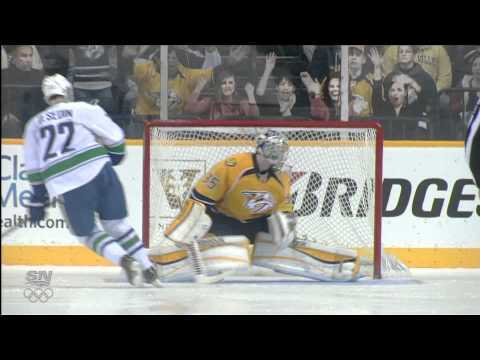 Canucks at Predators - Complete Shootout - 02.07.12 - HD