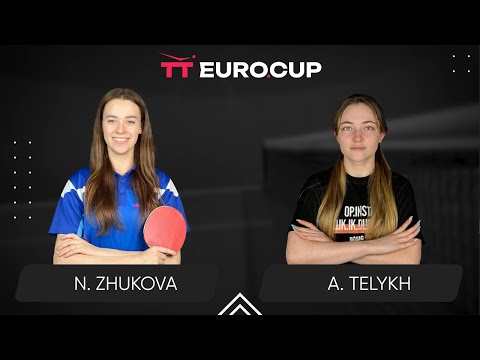 11:35 Nadiia Zhukova - Anastasiia Telykh 23.04.2024 TT Euro.Cup Women Ukraine Star. TABLE 3