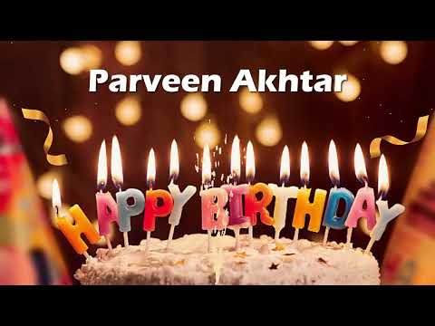 Parveen Akhtar Birthday Cake | Happy Birthday Parveen Akhtar #birthday #parveen #akhtar