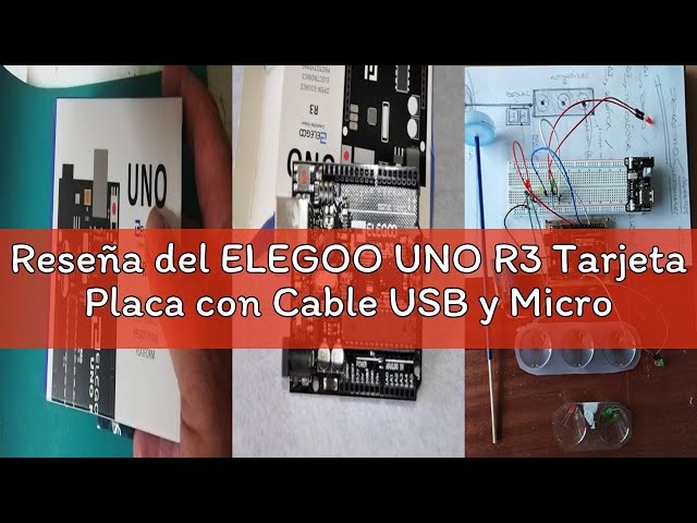 Vídeo relacionado con ELEGOO UNO R3 Tarjeta Placa con Cable USB y Microcontrolador Compatible con Arduino IDE Proyectos Cumple con RoHS