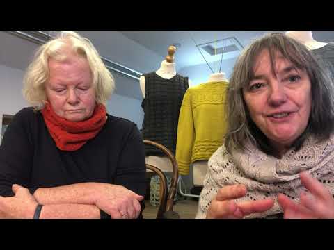 Di and Sheila explore their new book! A Gansey Knitting Sourcebook!