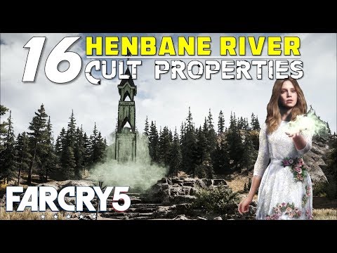 Location of All Shrines (Cult Properties) in Henbane River (Faith's Region) False Idols | Far Cry 5