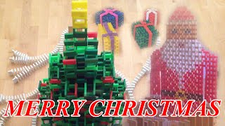 Merry Christmas in Dominoes!