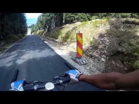 DJ 709 F Parâng - Pensiunea Krisztian cu bicicleta, Septembrie 2023.