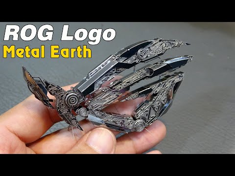 ROG Logo Mechanical Sculpture 3D Metal Model Kits