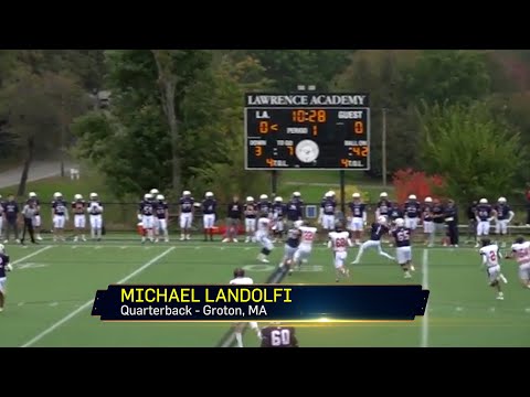 Michael Landolfi of Lawrence Academy Is Looking Forward to His Opportunity with Boston College