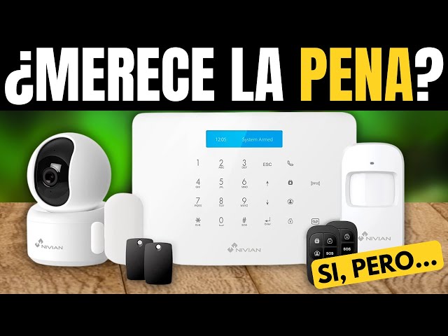 Vídeo relacionado con NIVIAN - Sistema de Alarma WiFi + gsm para Casa o Negocio | Control Desde App + SIM (SMS y Llamadas) | Kit Completo con Sirena, Sensores y Mando a Distancia | Anti sabotaje, Multiusuario