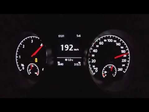 VW Golf 7 2.0 TDI 4Motion 0-209