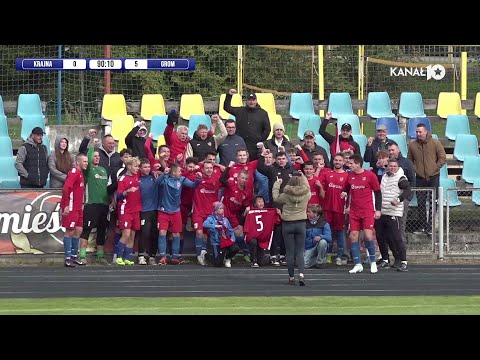 [BRAMKOWY SKRÓT MECZU] MLKS KRAJNA Sępólno Krajeńskie - MGLKS GROM Więcbork [0:5], 04-10-2025