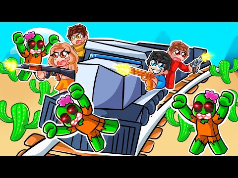 Hicimos un Viaje en TREN por el Desierto en Roblox!