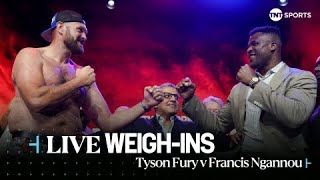 LIVE 🥊 Weigh-Ins: Tyson Fury v Francis Ngannou
