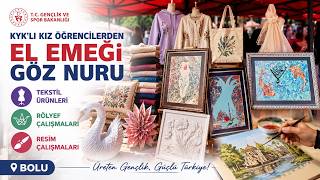 Yurtta Kalan Kızların Ürettiği El Emeği Ürünler Beğeni Topladı