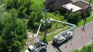 Tracking DTE Energy power outages in SE Michigan