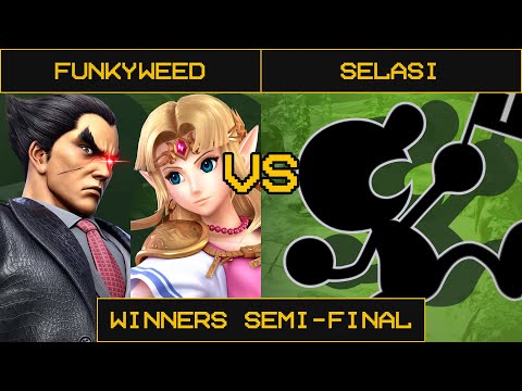 ESC 34 Smash Ultimate Winners Semi-Final - Funkyweed (Kazuya, Zelda) Vs. Selasi (Mr. Game & Watch)