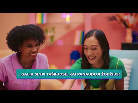 MATTEL Stalo žaidimas Scrabble (lietuvių kalba), Y9624 video
