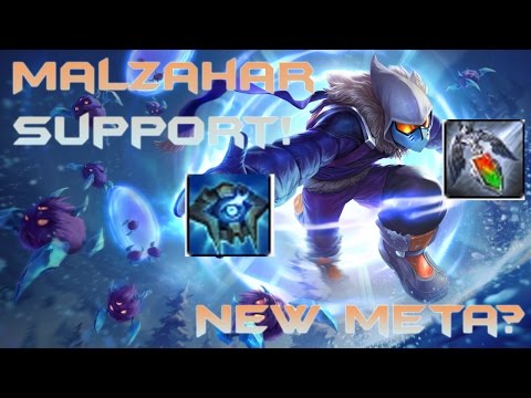 KOREAN MALZAHAR SUPPORT (HIGH WIN RATE?!) | League Of Legends