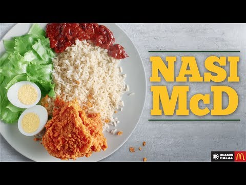 The New Nasi McD. Simply Satisfying.