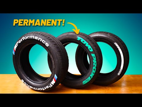 Tire Lettering Stickers: 10 installation tips