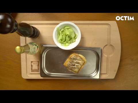 Sandacz smażony z pure z musztardą ...