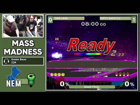 Mass Madness 43 SSBM - HoG | Arty (Peach) vs. MATE | Kalvar [L] (Marth) - Melee GF