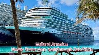 Holland America Nieuw Statendam Walkthrough  - Jan/2026