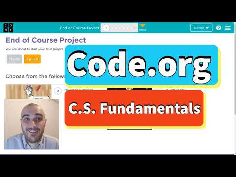 Code.org Lesson 16 End of Course Project | Tutorial with Answers | Course C