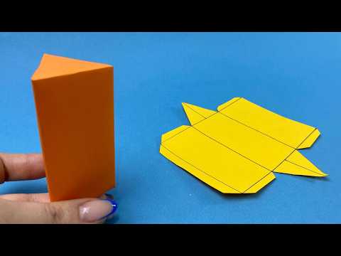 How to Make a Triangular Prism | Easy 3D Shape Tutorial 📐✨