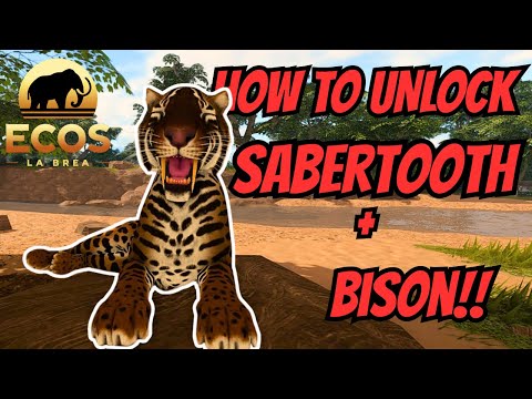 HOW TO UNLOCK SABERTOOTH + BISON! Eco La Brea Guide!!