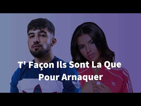 Imen Es Ft.  ZKR - Derrière Toi (Paroles/Lyrics)