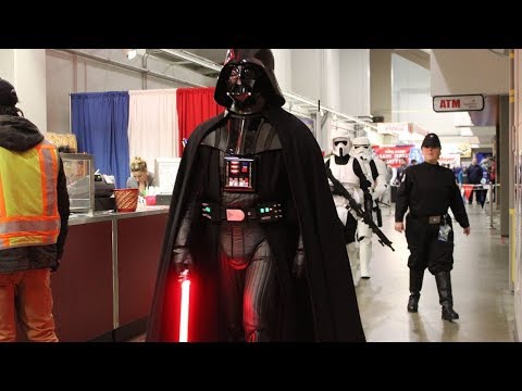 First troops of 2017 as Darth Vader with the 501st Legion!