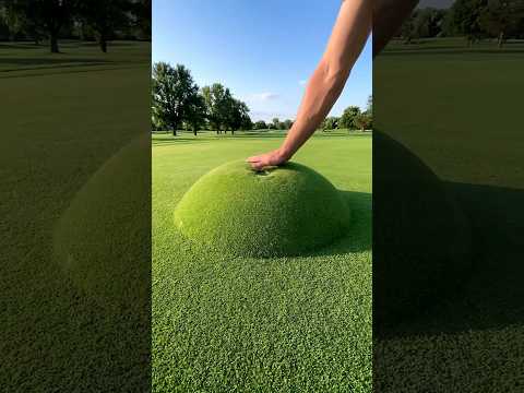Why you shouldn't walk on the puffy grass of a golf course ⛳