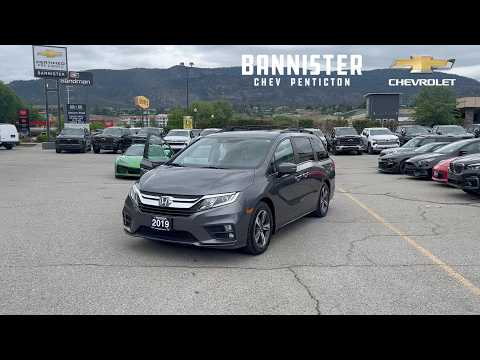 2019 Honda Odyssey EX Auto in Gray for sale at Bannister Chevrolet Penticton in Penticton, BC