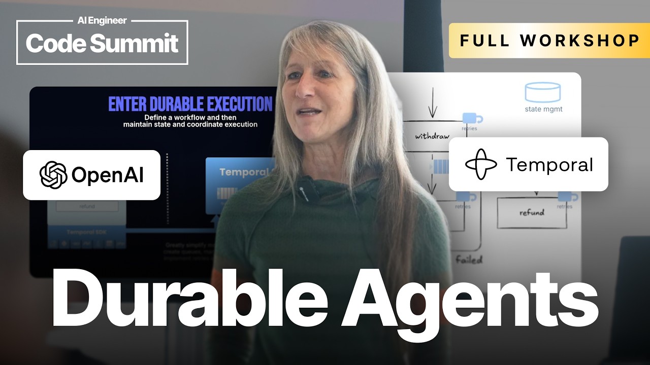 OpenAI + @Temporalio : Building Durable, Production Ready Agents - Cornelia Davis, Temporal