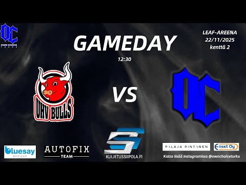 UHV Bulls - Own Choice : Miesten 4-div, Länsirannikko, A-lohko, 22.11.2025