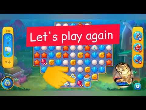 Fishdom 2022, no boosters, level  408 -  прохождение без бустеров,  408 уровень.