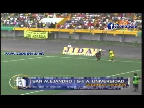 Defensor San Alejandro 5-1 Alianza Universidad - Segunda División 2013