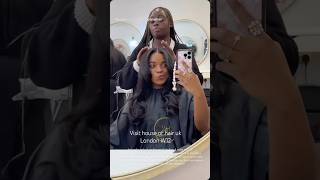 Quick hair transformation From 14” to 20” with L.A weave extensions