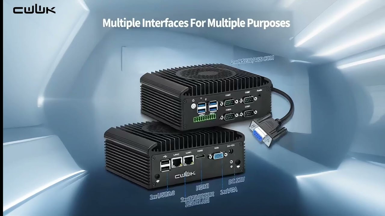 CWWK Mini PC Firewall i5-1235U