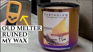 Make Coconut Apricot Candles | *story time: my digiboil was smoking* | New Melter