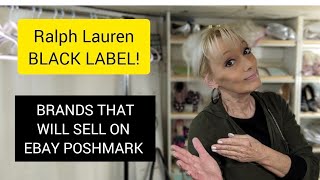 Ralph Lauren BLACK LABEL And Brands That Will Sell On eBay And Poshmark