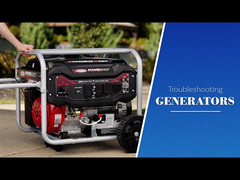Part of a video titled How to Troubleshoot a Generator - YouTube